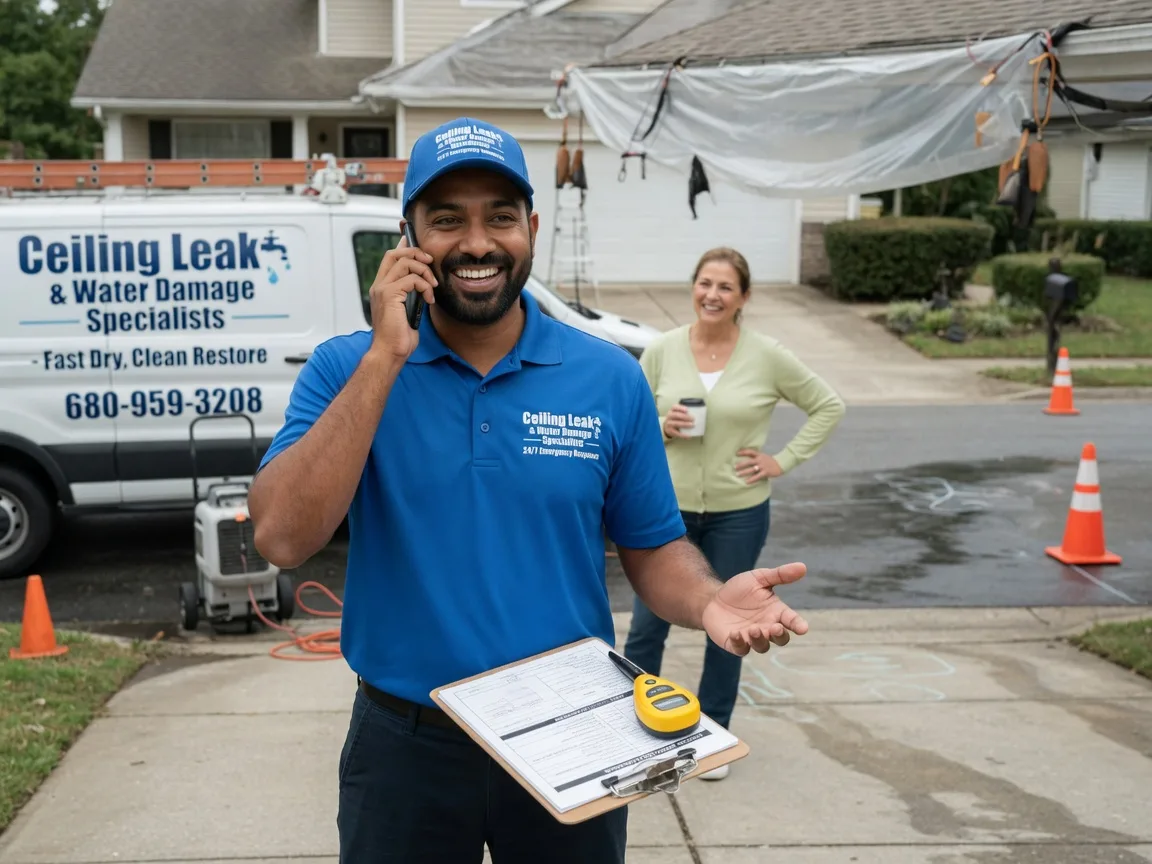 Ceiling Leak Cleanup Woodsboro, TX FAQs
